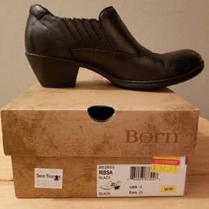 Leather booties from Born women's 8M